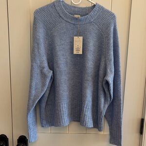 A New Day Sky Blue Knit Pullover